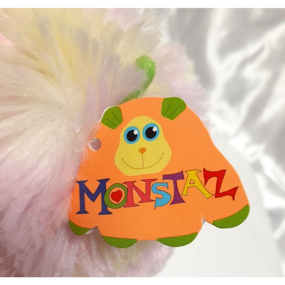 Ty Monstaz Lola Pink Yellow Monster No Sound 5"_7